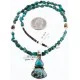 Handmade Certified Authentic Navajo .925 Sterling Silver and Turquoise Native American Necklace 371013528686 Handmade Certified Authentic Navajo .925 Sterling Silver and Turquoise Native American Necklace 371013528686