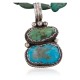 Handmade Certified Authentic Navajo .925 Sterling Silver and Turquoise Native American Necklace 390654095590