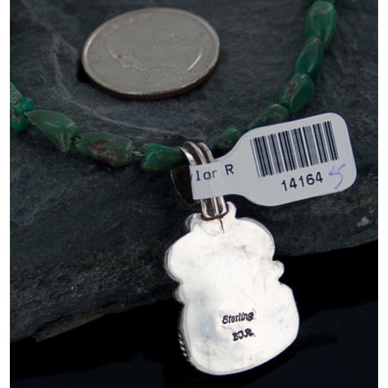 Handmade Certified Authentic Navajo .925 Sterling Silver and Turquoise Native American Necklace 390654095590 Handmade Certified Authentic Navajo .925 Sterling Silver and Turquoise Native American Necklace 390654095590