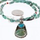 Handmade Certified Authentic Navajo .925 Sterling Silver and Turquoise Native American Necklace 390766175500