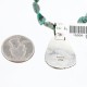 Handmade Certified Authentic Navajo .925 Sterling Silver and Turquoise Native American Necklace 390766175500