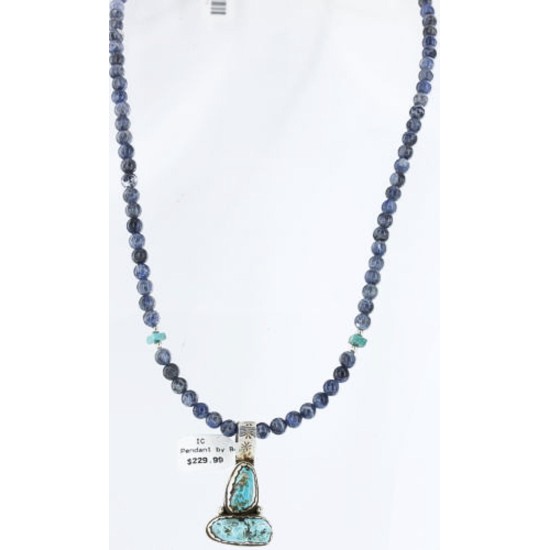 Handmade Certified Authentic Navajo .925 Sterling Silver and Turquoise Native American Necklace 390767901320 Handmade Certified Authentic Navajo .925 Sterling Silver and Turquoise Native American Necklace 390767901320