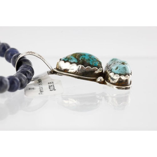 Handmade Certified Authentic Navajo .925 Sterling Silver and Turquoise Native American Necklace 390767901320 Handmade Certified Authentic Navajo .925 Sterling Silver and Turquoise Native American Necklace 390767901320