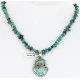 Handmade Certified Authentic Navajo .925 Sterling Silver and Turquoise Native American Necklace 390836707320