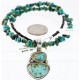Handmade Certified Authentic Navajo .925 Sterling Silver and Turquoise Native American Necklace 390836707320