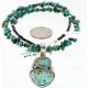 Handmade Certified Authentic Navajo .925 Sterling Silver and Turquoise Native American Necklace 390836707320