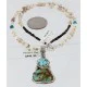 Handmade Certified Authentic Navajo .925 Sterling Silver and Turquoise Native American Necklace 390858384853 Handmade Certified Authentic Navajo .925 Sterling Silver and Turquoise Native American Necklace 390858384853