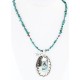 HANDMADE Certified Authentic Navajo .925 Sterling Silver Beauty Turquoise Native American Necklace 390889966225 HANDMADE Certified Authentic Navajo .925 Sterling Silver Beauty Turquoise Native American Necklace 390889966225