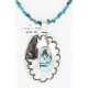 HANDMADE Certified Authentic Navajo .925 Sterling Silver Beauty Turquoise Native American Necklace 390889966225 HANDMADE Certified Authentic Navajo .925 Sterling Silver Beauty Turquoise Native American Necklace 390889966225