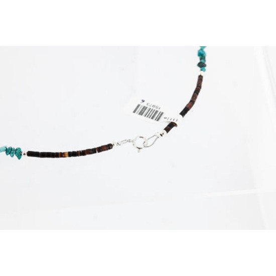 HANDMADE Certified Authentic Navajo .925 Sterling Silver Beauty Turquoise Native American Necklace 390889966225 HANDMADE Certified Authentic Navajo .925 Sterling Silver Beauty Turquoise Native American Necklace 390889966225
