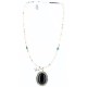Handmade Certified Authentic Navajo .925 Sterling Silver BLACK ONYX and Turquoise Native American Necklace 371007066015 Handmade Certified Authentic Navajo .925 Sterling Silver BLACK ONYX and Turquoise Native American Necklace 371007066015
