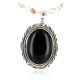 Handmade Certified Authentic Navajo .925 Sterling Silver BLACK ONYX and Turquoise Native American Necklace 371007066015 Handmade Certified Authentic Navajo .925 Sterling Silver BLACK ONYX and Turquoise Native American Necklace 371007066015