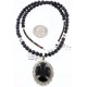 Handmade Certified Authentic Navajo .925 Sterling Silver BLACK ONYX and Turquoise Native American Necklace 371014426959 Handmade Certified Authentic Navajo .925 Sterling Silver BLACK ONYX and Turquoise Native American Necklace 371014426959