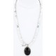 Handmade Certified Authentic Navajo .925 Sterling Silver BLACK ONYX and WHITE Turquoise Native American Necklace 371020814624 Handmade Certified Authentic Navajo .925 Sterling Silver BLACK ONYX and WHITE Turquoise Native American Necklace 371020814624