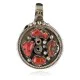 Handmade Certified Authentic Navajo .925 Sterling Silver Coral Native American Necklace 18015 Handmade Certified Authentic Navajo .925 Sterling Silver Coral Native American Necklace 18015
