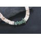 Handmade Certified Authentic Navajo .925 Sterling Silver Graduated Melon Shell and Turquoise Native American Necklace 390738767527
