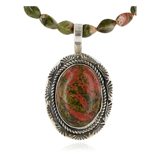 Handmade Certified Authentic Navajo .925 Sterling Silver JASPER and Turquoise Native American Necklace 371007399663 Handmade Certified Authentic Navajo .925 Sterling Silver JASPER and Turquoise Native American Necklace 371007399663