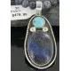 HANDMADE Certified Authentic Navajo .925 Sterling Silver Lapis and Turquoise Native American Necklace 371130568327 HANDMADE Certified Authentic Navajo .925 Sterling Silver Lapis and Turquoise Native American Necklace 371130568327