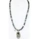 Handmade Certified Authentic Navajo .925 Sterling Silver Malachite and Turquoise Native American Necklace 390805410448 Handmade Certified Authentic Navajo .925 Sterling Silver Malachite and Turquoise Native American Necklace 390805410448