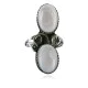 Handmade Certified Authentic Navajo .925 Sterling Silver Mother of Pearl Native American Ring 16971 Handmade Certified Authentic Navajo .925 Sterling Silver Mother of Pearl Native American Ring 16971