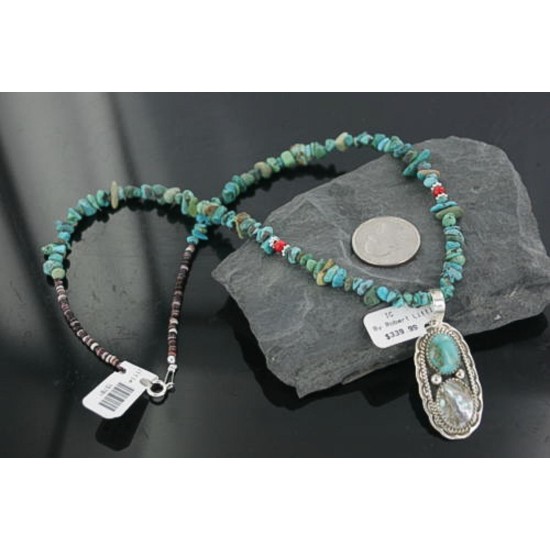 Handmade Certified Authentic Navajo .925 Sterling Silver Natural Abalone and Turquoise Native American Necklace 390663230037 Handmade Certified Authentic Navajo .925 Sterling Silver Natural Abalone and Turquoise Native American Necklace 390663230037
