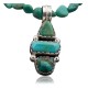 Handmade Certified Authentic Navajo .925 Sterling Silver Natural Beauy and Turquoise Native American Necklace 390612828675