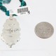 Handmade Certified Authentic Navajo .925 Sterling Silver Natural Black Onyx and Turquoise Native American Necklace & Pendant 390802189741