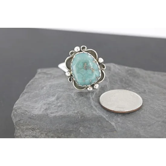 Handmade Certified Authentic Navajo .925 Sterling Silver Natural BLUE Mountain Turquoise Native American Ring 390739500121 Handmade Certified Authentic Navajo .925 Sterling Silver Natural BLUE Mountain Turquoise Native American Ring 390739500121
