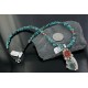 Handmade Certified Authentic Navajo .925 Sterling Silver Natural Coral and Turquoise Native American Necklace 370917029358 Handmade Certified Authentic Navajo .925 Sterling Silver Natural Coral and Turquoise Native American Necklace 370917029358