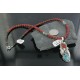 Handmade Certified Authentic Navajo .925 Sterling Silver Natural Coral and Turquoise Native American Necklace 370922695966