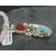 Handmade Certified Authentic Navajo .925 Sterling Silver Natural Coral and Turquoise Native American Necklace 390680403932 Handmade Certified Authentic Navajo .925 Sterling Silver Natural Coral and Turquoise Native American Necklace 390680403932