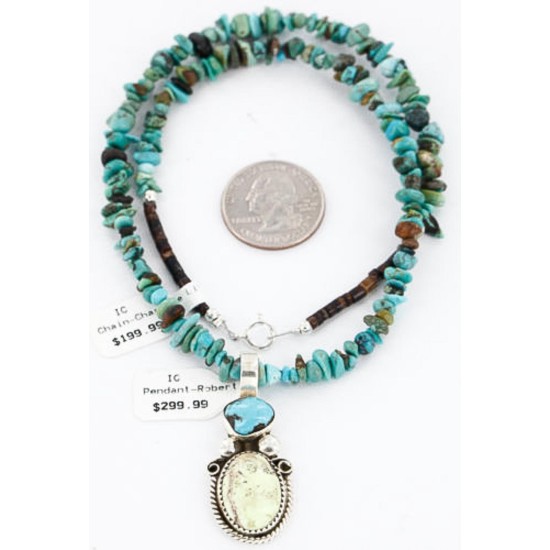 Handmade Certified Authentic Navajo .925 Sterling Silver Natural GASPEITE and Turquoise Native American Necklace 390794135592 Handmade Certified Authentic Navajo .925 Sterling Silver Natural GASPEITE and Turquoise Native American Necklace 390794135592