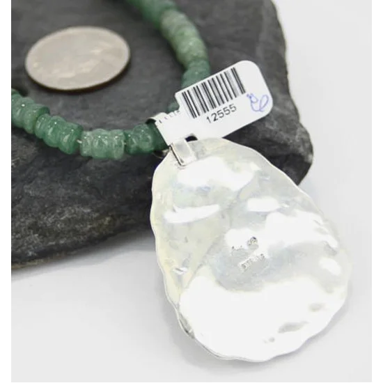 Handmade Certified Authentic Navajo .925 Sterling Silver Natural Jasper and Turquoise Native American Necklace & Pendant 370957783164 Handmade Certified Authentic Navajo .925 Sterling Silver Natural Jasper and Turquoise Native American Necklace & Pendant 370957783164