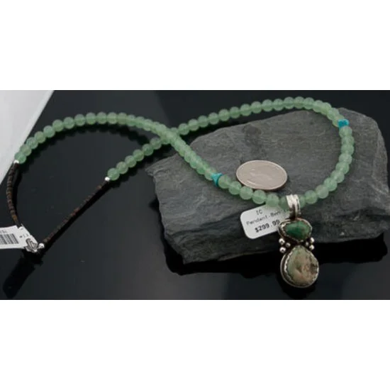 Handmade Certified Authentic Navajo .925 Sterling Silver Natural KINGS and Stormy Turquoise Native American Necklace 390627760820 Handmade Certified Authentic Navajo .925 Sterling Silver Natural KINGS and Stormy Turquoise Native American Necklace 390627760820