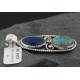 Handmade Certified Authentic Navajo .925 Sterling Silver Natural LAPIS and Turquoise Native American Necklace 370873793782