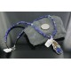 Handmade Certified Authentic Navajo .925 Sterling Silver Natural Lapis and Turquoise Native American Necklace 370907393156