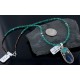 Handmade Certified Authentic Navajo .925 Sterling Silver Natural LAPIS and Turquoise Native American Necklace 390650208288