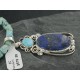Handmade Certified Authentic Navajo .925 Sterling Silver Natural Lapis and Turquoise Native American Necklace 390677878198 Handmade Certified Authentic Navajo .925 Sterling Silver Natural Lapis and Turquoise Native American Necklace 390677878198