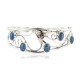 Handmade Certified Authentic Navajo .925 Sterling Silver Natural Lapis Native American Bracelet 12946-3 Handmade Certified Authentic Navajo .925 Sterling Silver Natural Lapis Native American Bracelet 12946-3