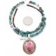 Handmade Certified Authentic Navajo .925 Sterling Silver Natural Pink Jasper and Turquoise Native American Necklace & Pendant 390829334023 Handmade Certified Authentic Navajo .925 Sterling Silver Natural Pink Jasper and Turquoise Native American Necklace & Pendant 390829334023
