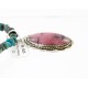 Handmade Certified Authentic Navajo .925 Sterling Silver Natural Pink Jasper and Turquoise Native American Necklace & Pendant 390829334023 Handmade Certified Authentic Navajo .925 Sterling Silver Natural Pink Jasper and Turquoise Native American Necklace & Pendant 390829334023