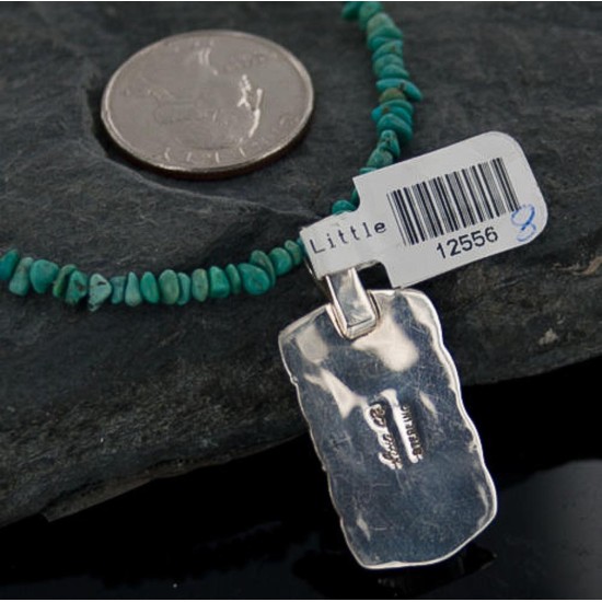 Handmade Navajo .925 Sterling Silver Turquoise and Spiny Oyster Necklace 370888410381 Handmade Navajo .925 Sterling Silver Turquoise and Spiny Oyster Necklace 370888410381