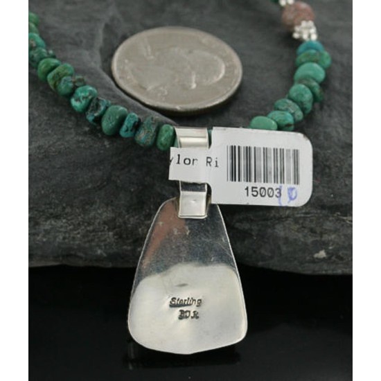 Handmade Certified Authentic Navajo .925 Sterling Silver Natural Spiny Oyster and Turquoise Native American Necklace 370922699027 Handmade Certified Authentic Navajo .925 Sterling Silver Natural Spiny Oyster and Turquoise Native American Necklace 370922699027