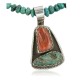 Handmade Certified Authentic Navajo .925 Sterling Silver Natural Spiny Oyster and Turquoise Native American Necklace 370922699027 Handmade Certified Authentic Navajo .925 Sterling Silver Natural Spiny Oyster and Turquoise Native American Necklace 370922699027