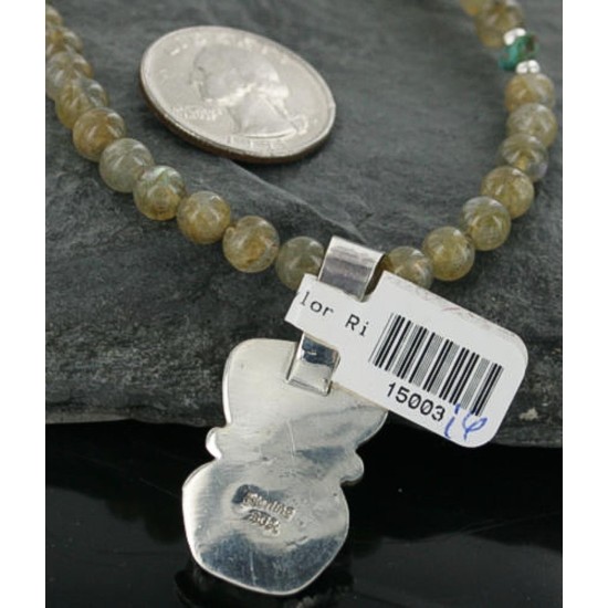 Handmade Certified Authentic Navajo .925 Sterling Silver Natural Spiny Oyster and Turquoise Native American Necklace 370955647393 Handmade Certified Authentic Navajo .925 Sterling Silver Natural Spiny Oyster and Turquoise Native American Necklace 370955647393