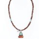 Handmade Certified Authentic Navajo .925 Sterling Silver Natural Spiny Oyster and Turquoise Native American Necklace 370994326643 Handmade Certified Authentic Navajo .925 Sterling Silver Natural Spiny Oyster and Turquoise Native American Necklace 370994326643