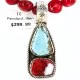 Handmade Certified Authentic Navajo .925 Sterling Silver Natural Spiny Oyster and Turquoise Native American Necklace 370998487541 Handmade Certified Authentic Navajo .925 Sterling Silver Natural Spiny Oyster and Turquoise Native American Necklace 370998487541