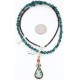 Handmade Certified Authentic Navajo .925 Sterling Silver Natural Spiny Oyster and Turquoise Native American Necklace 371030711645