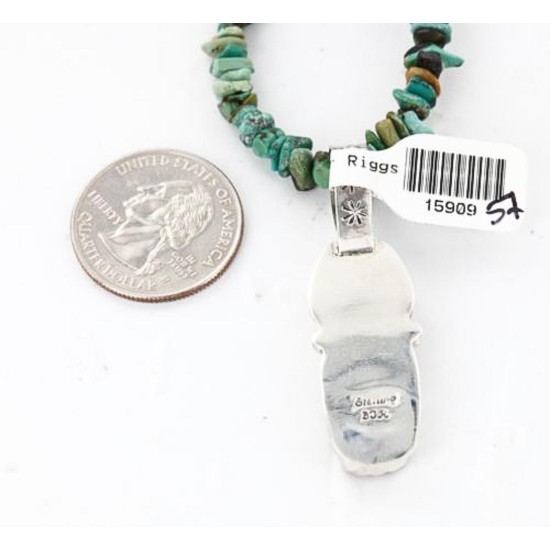 Handmade Certified Authentic Navajo .925 Sterling Silver Natural Spiny Oyster and Turquoise Native American Necklace 371047480293 Handmade Certified Authentic Navajo .925 Sterling Silver Natural Spiny Oyster and Turquoise Native American Necklace 371047480293
