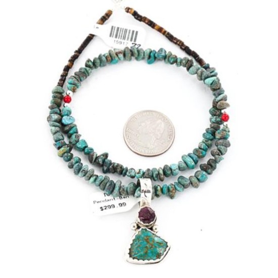 Handmade Certified Authentic Navajo .925 Sterling Silver Natural Spiny Oyster and Turquoise Native American Necklace 371051988643 Handmade Certified Authentic Navajo .925 Sterling Silver Natural Spiny Oyster and Turquoise Native American Necklace 371051988643